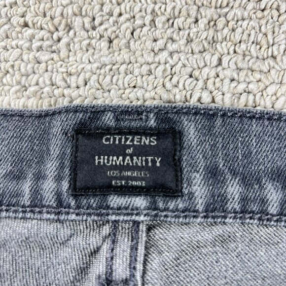 Citizens of Humanity Core Slim Straight Jeans Gray Men’s Size 36 x 27 - Picture 3 of 8